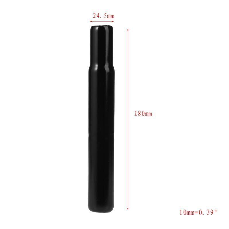Bicycle Seat Post Steel 25.4mm Tube Children Bike Chair Parts Kids Cycling Black