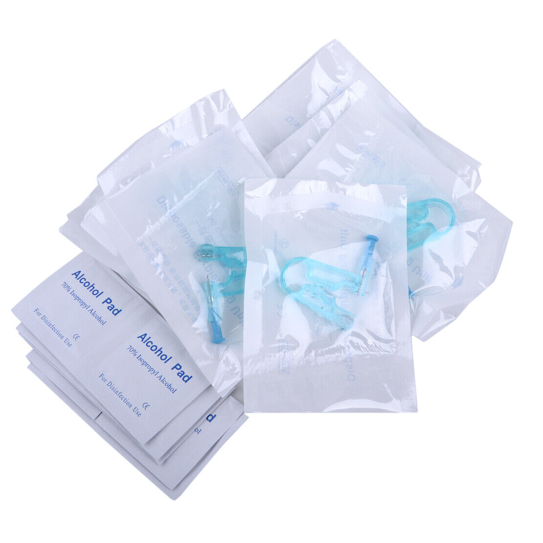 10 pcs Safety Asepsis Disposable Ear Studs Piercing Gun Unit Piercer Tool Kit Li