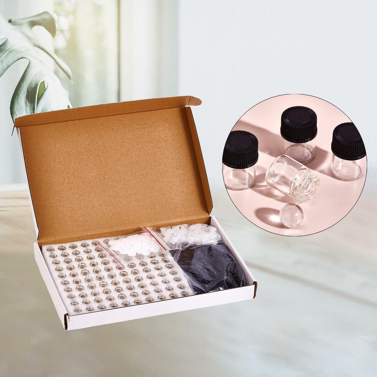100 Pieces  Oil  Bottles 2ml with Orifice Reducers for Outdoor