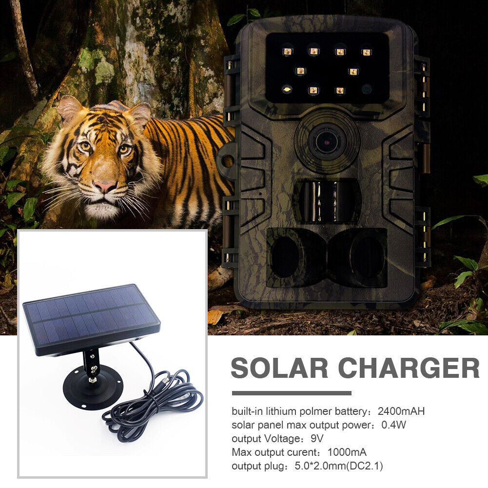 Outdoor Solar Panel 1000mA 9V Solar Power Supply Charging for Trail Camera