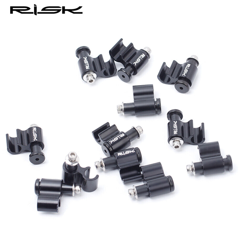 4pcs RISK MTB Bike Oil Tube Fixed Conversion Seat Disc Brake Cable Guide