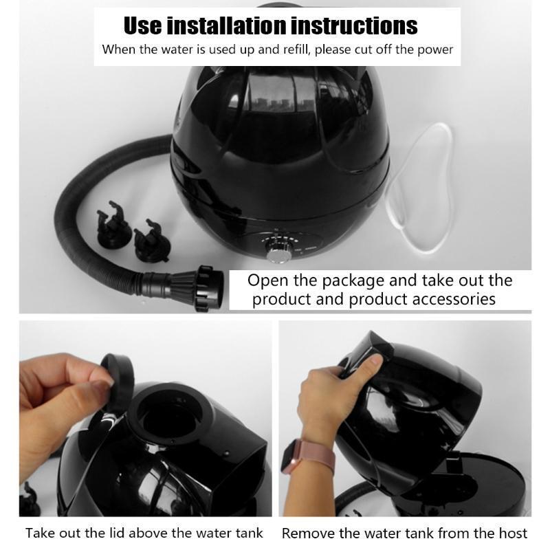 110V Pet Humidifier Mute Adjustable Air Mist Fogger for Rainforest Landscaping