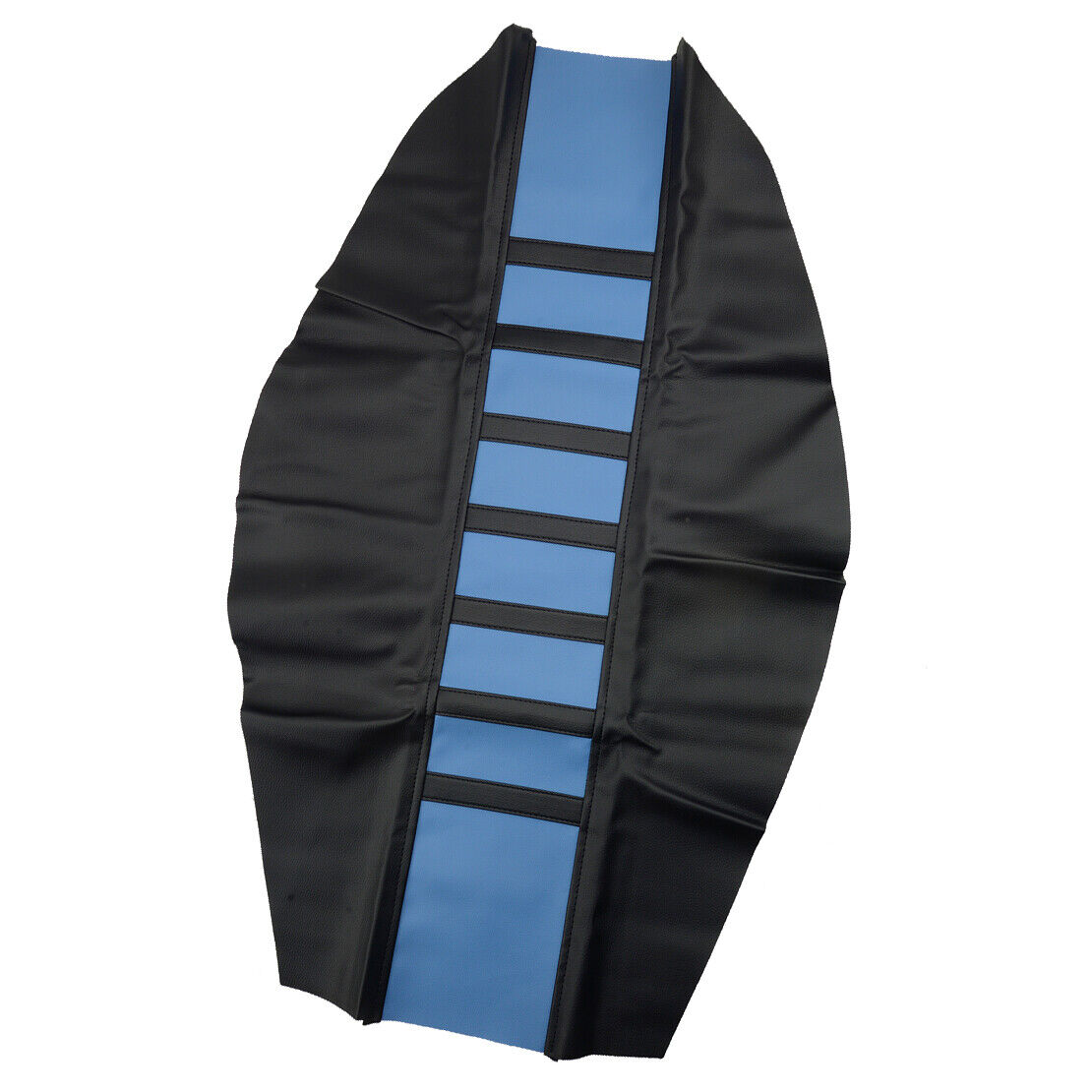Universal Gripper Blue Soft Seat Cover Rib Skin for Dirt Pit Bike Motorcycle