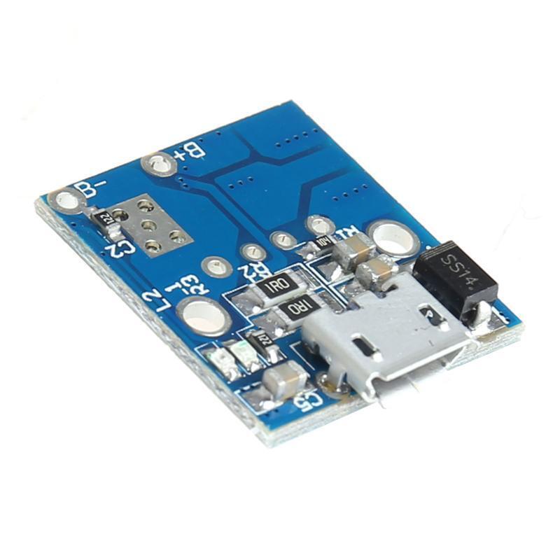 5V Lithium Battery Charger Protection Boost Board USB Li-Po 18650 For Power Bank