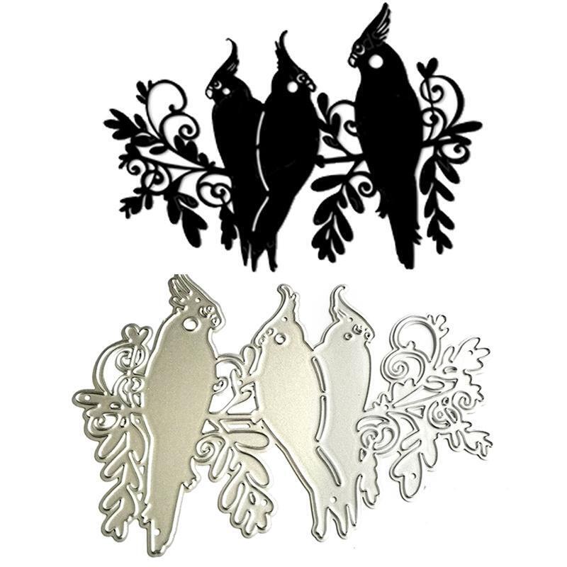 Cute Birds Metal Cutting Die for DIY Paper Crafts Photo Album Home Decorations