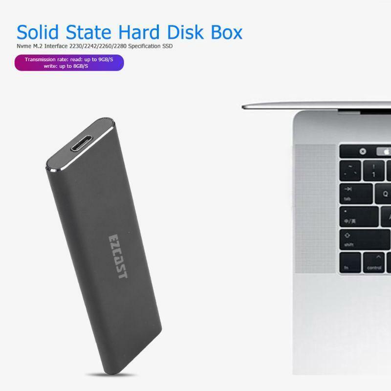 PCIe to USB3.1 M.2 NVME External Mobile Hard Disk Enclosure SSD HDD Case Adapter