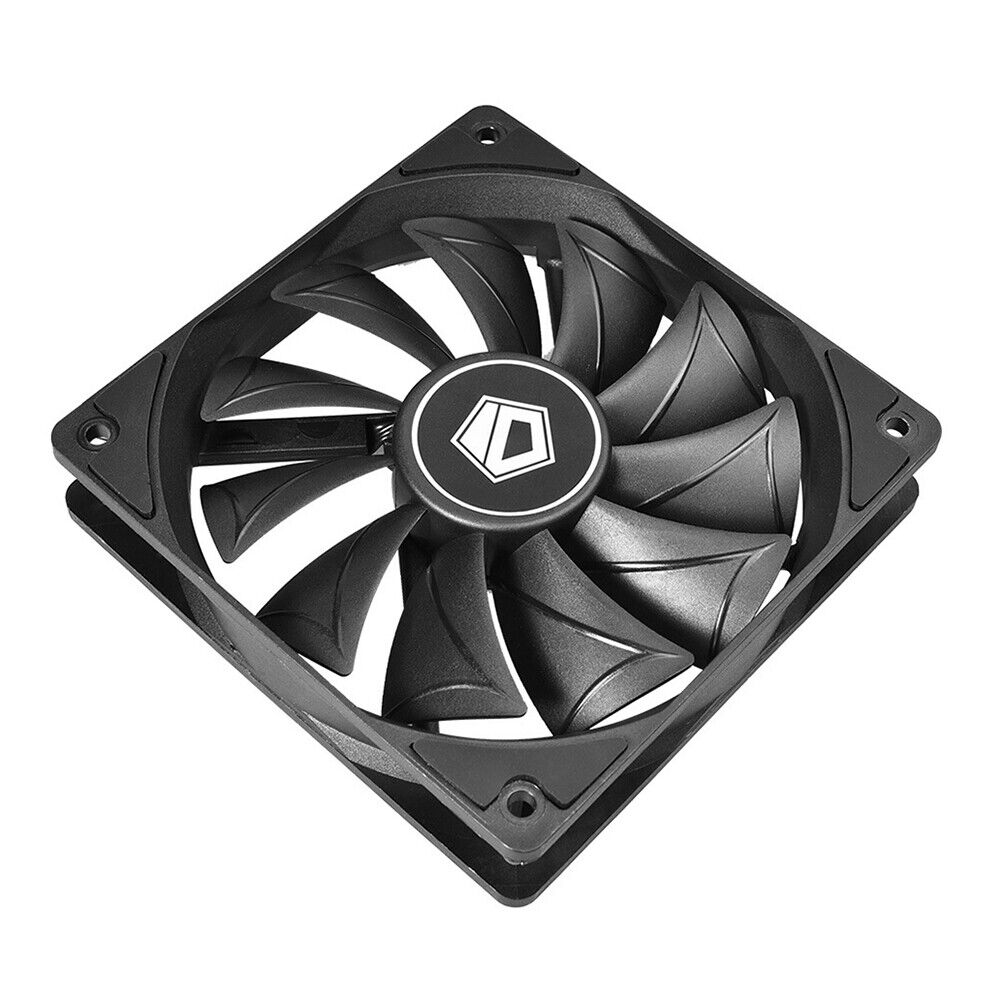ID-COOLING 4 Pin 120mm Desktop Chassis Fan Computer PC Case PWM Cooler Fan