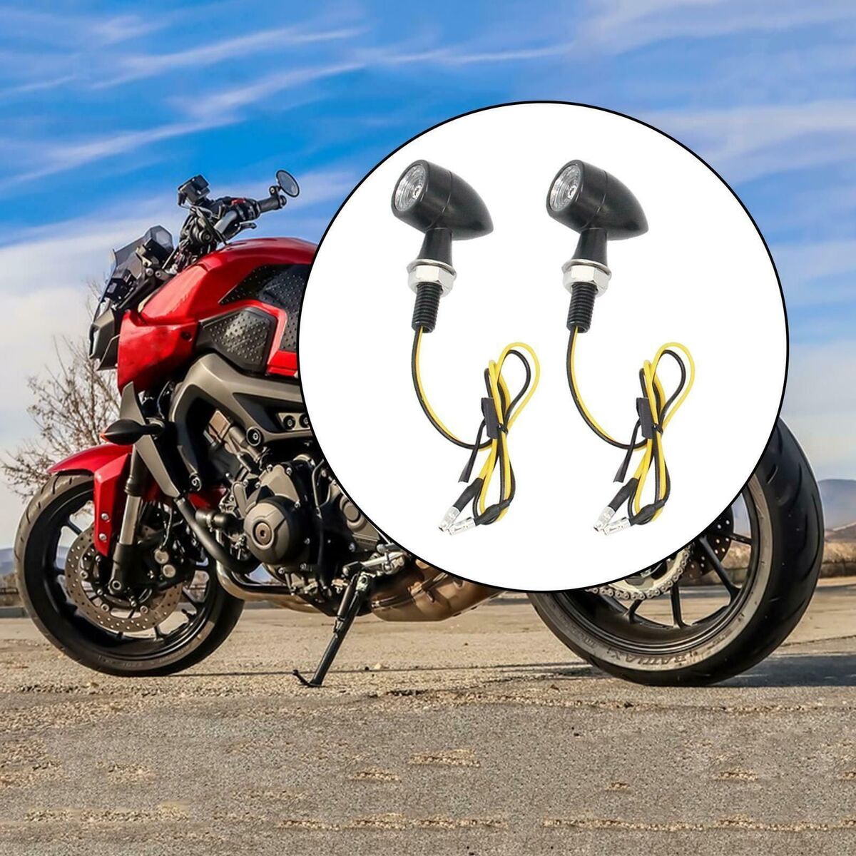 Lights Motorcycle Turn Signal Motorcycle Accessories For Kawasaki|Suzuki|Yamaha