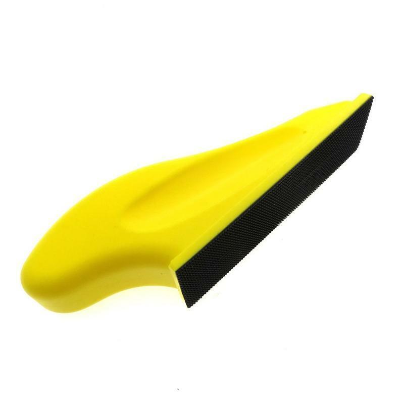 2 Piece Practical Hand Sanding Block Sanding Disc Holder for Furniture Polishing