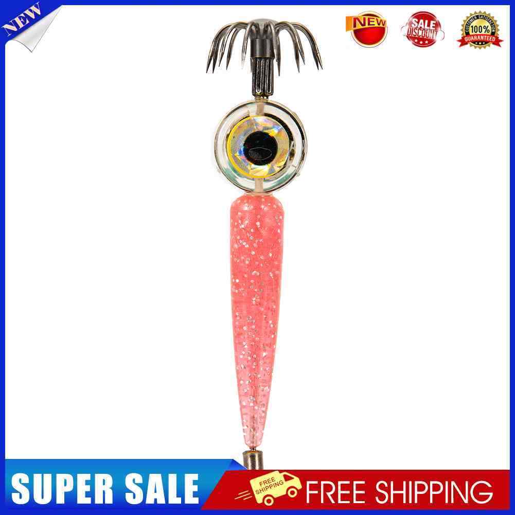 LED Fish Bait Lure Light Squid Fishing Octopus Sea Underwater Lamp (Pink)