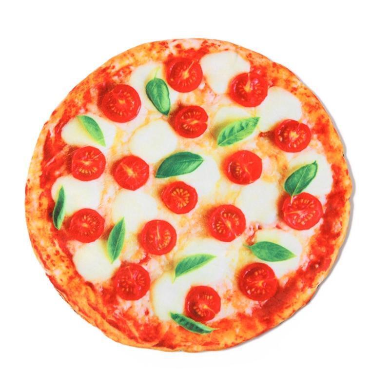 Pizza Print Mat For Dogs Soft Pad Lovely Holiday Gift for Pet Cotton Anti Slip