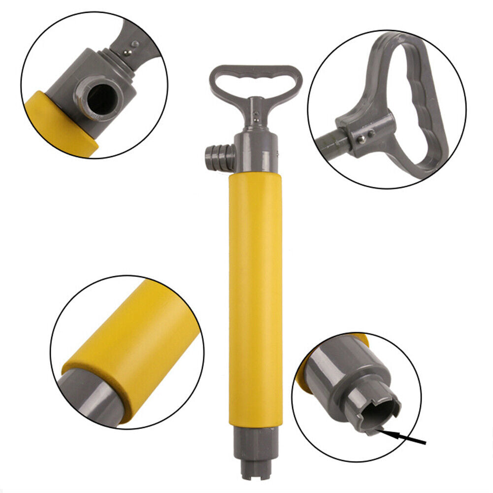 46cm Kayak Hand Pump Canoe Hand Bilge Pump for Emergency Rescue (Yellow)