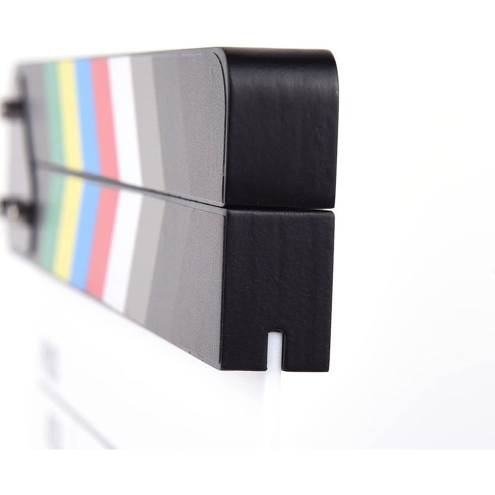 Dry Erase TV Film Movie Director's Clapboard Clapperboard Action Slate Clap