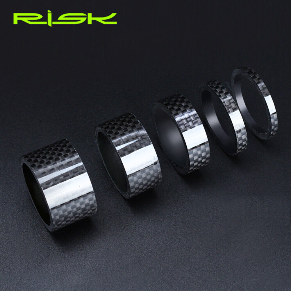 RISK 3/5/10/15/20mm Bike Front Fork Washer Set Bicycle Stem Headset Spacer