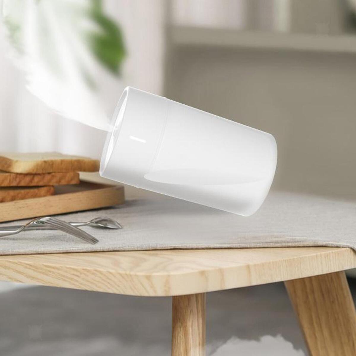 Portable Desktop Humidifier Silent Purifier Mist Maker Water Tank USB White