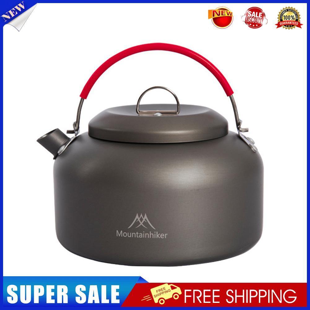 Outdoor Camping Water Kettle Stainless Steel Hiking Picnic Cookware Teapot