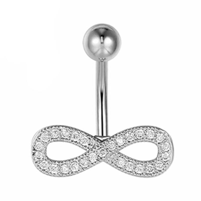 4Pcs/set Steel Stainless Steel Hollowed Out Crown Dumbbell Body Piercing Jewelry
