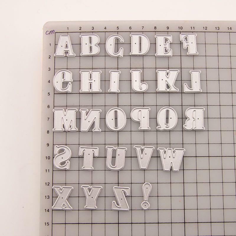 Alphabet Metal Cutting Dies Stencil DIY Scrapbooking Album Stamp Paper Card