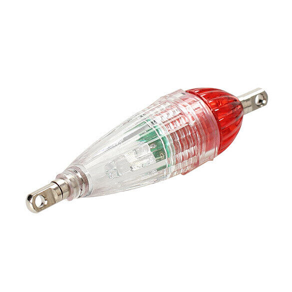 Mini LED Deep Drop Underwater Fishing Squid Fish Lure Light Red Lamp