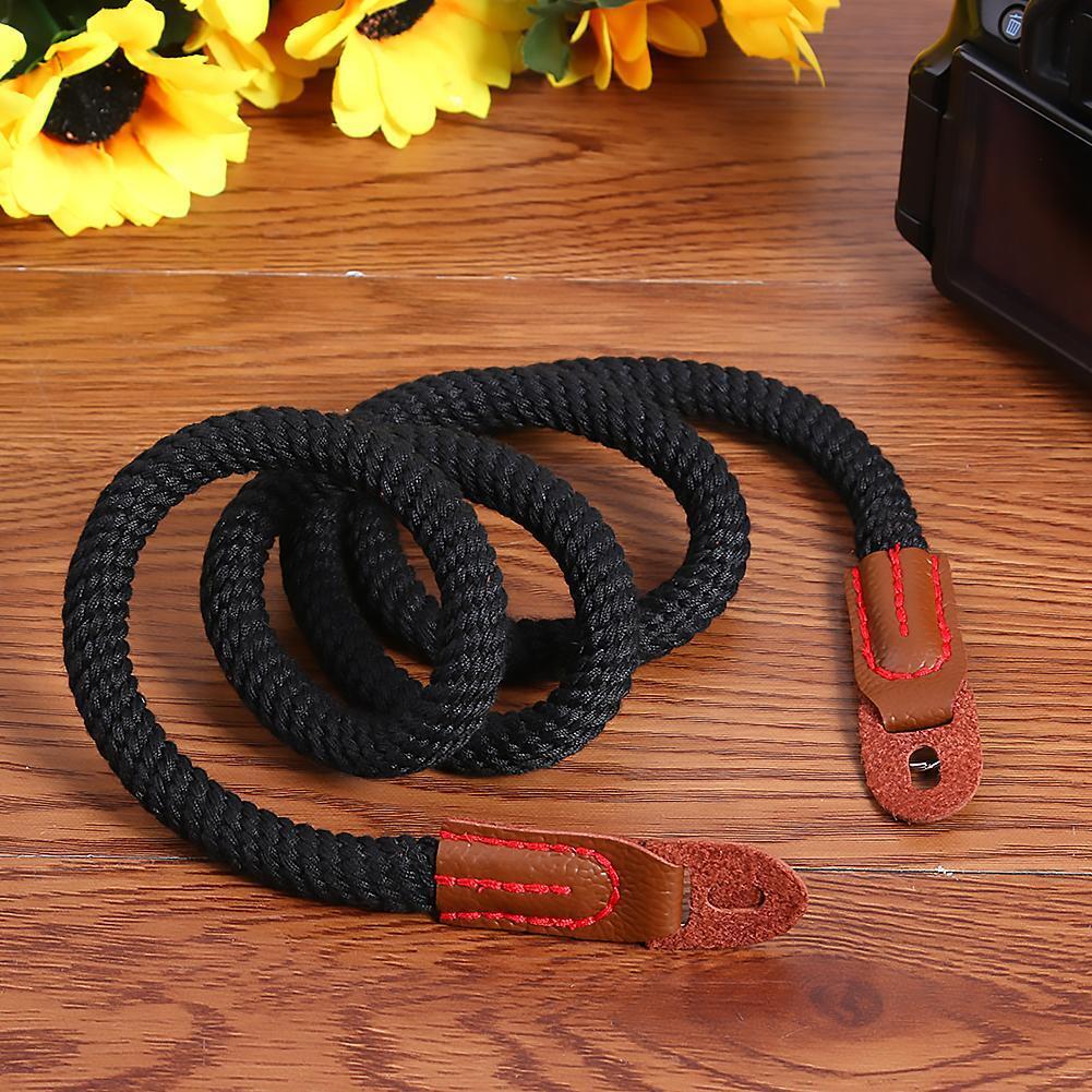 100cm Universal Camera Shoulder Strap Breathable Cotton Camera Belt (Black)