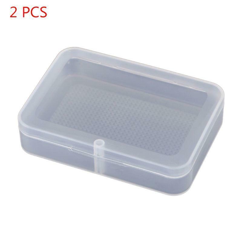 Trading Card Organizer Clear Card Case Empty Plastic Storage Box for Gaming Card