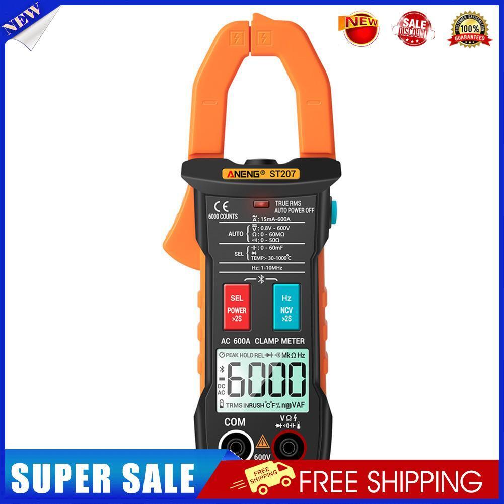 Digital Bluetooth-compatible Multimeter Clamp Meter 6000 Count Voltage Test
