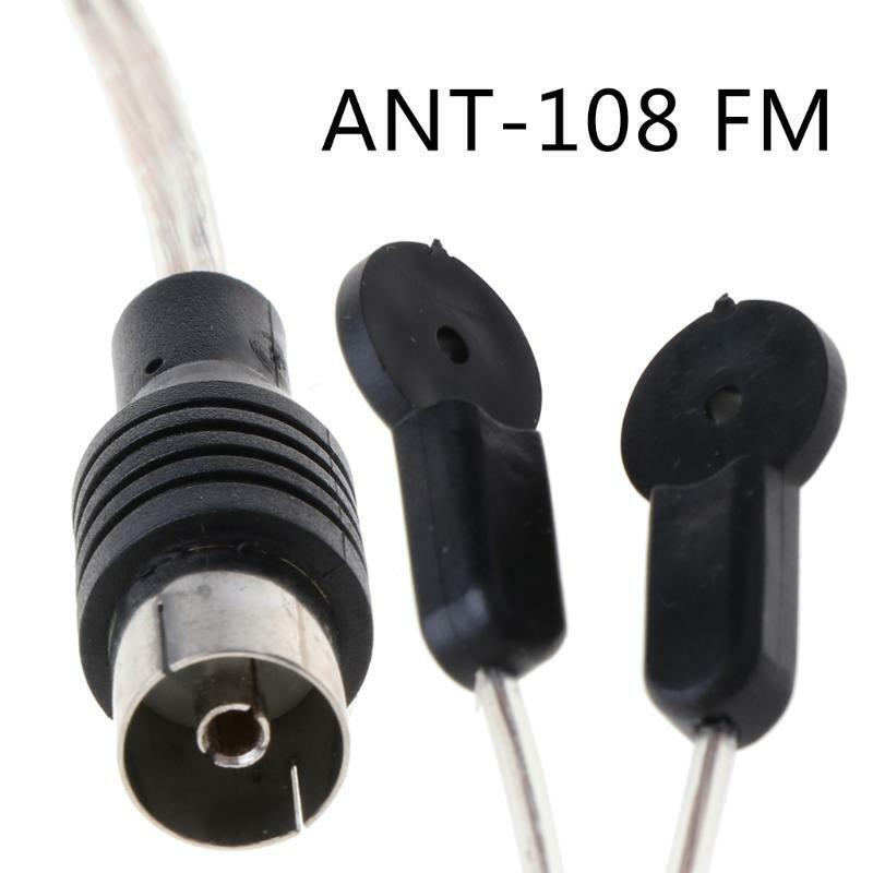 ANT-108 3.2m FM Radio Aerial Cable Female Connector Antenna for Home Amplifier