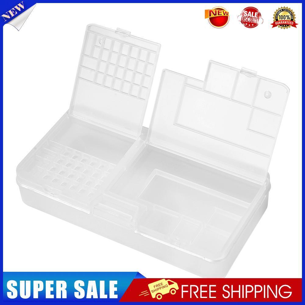 Double-Layer Phone Components Storage Box Motherboard Repair Tool Organizer