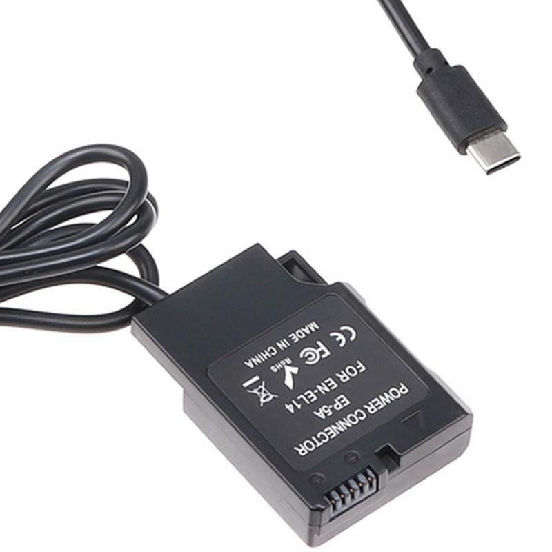Professional Camera Dummy Battery EN-EL14 Power Adapter for D3100 D3200 D3300