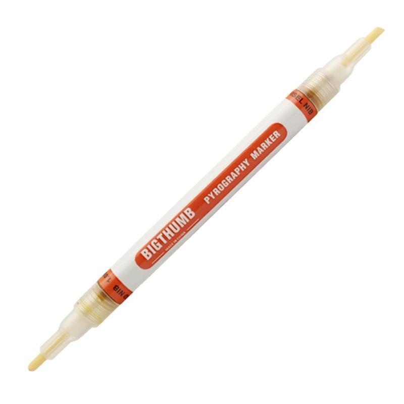 Dual-end Wood Burning Marker Pyrography Marker Pen Wood Burning Tool Easy to Use