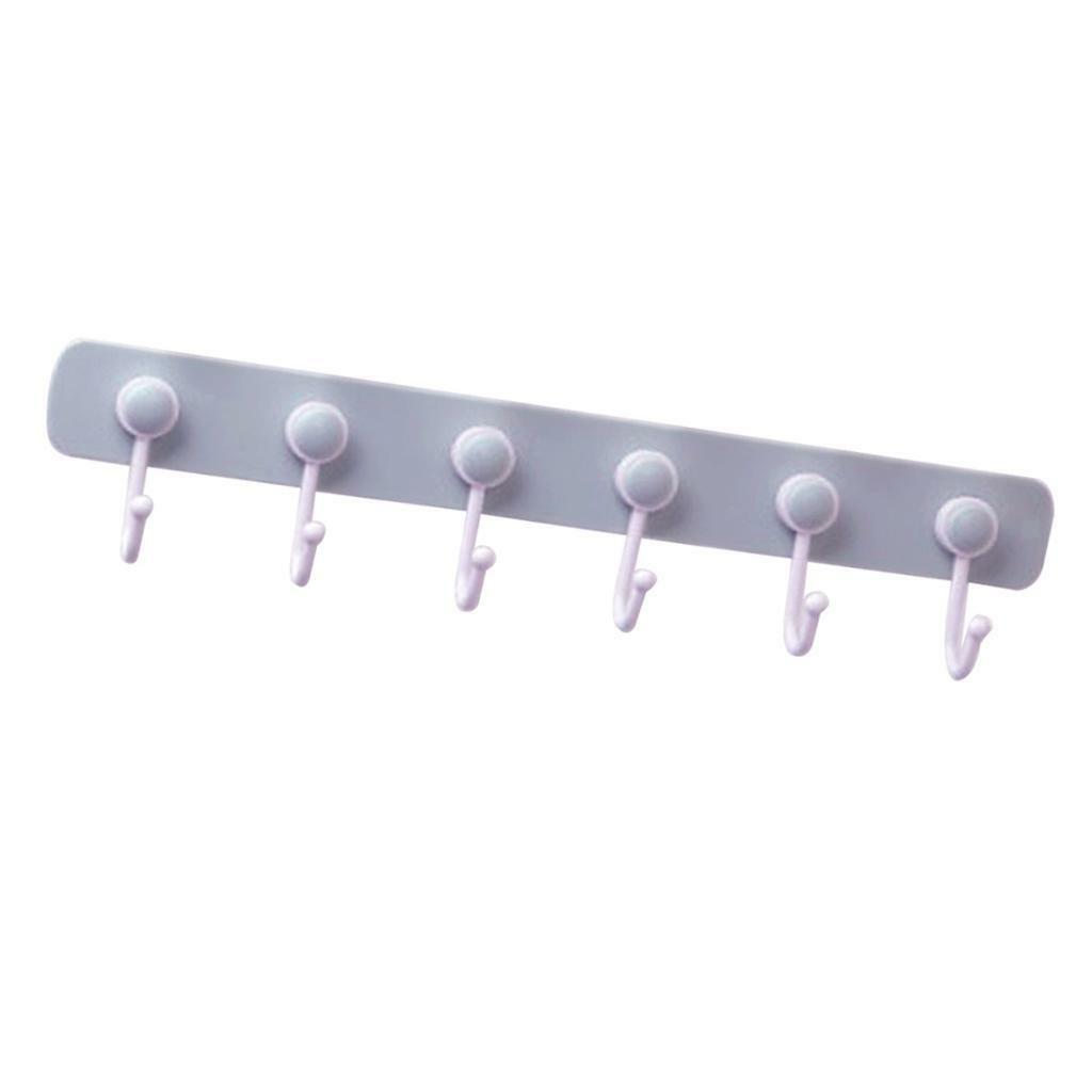2x Self-Adhesive  Hook Wrench Holder Rack Hanger Coat Hanging Decor