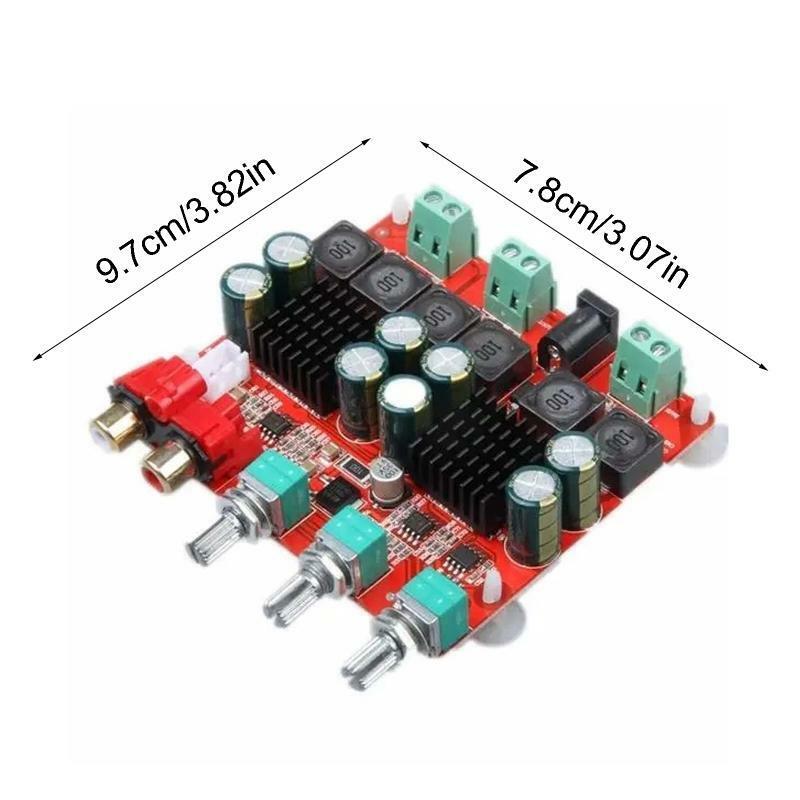 TPA3116 2.1 DC 12-26V Power Amplifier Board 2x50+100W 3 Channel Digital Speaker
