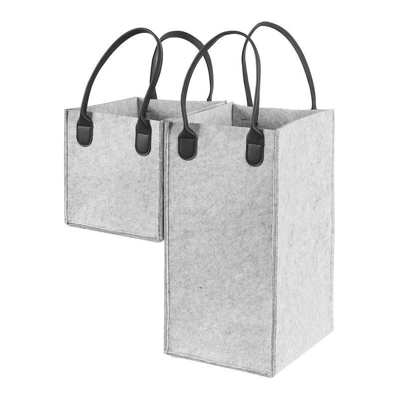 Eco-Friendly Premium Felt Staircase Baskets For Carpeted And Wooden Stairs