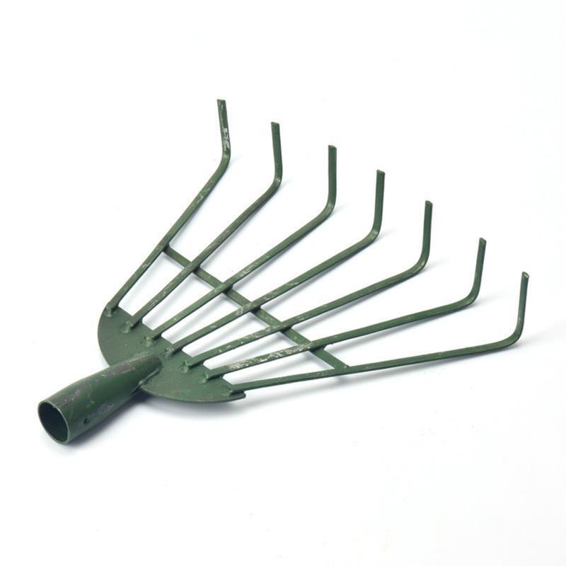 Carbon Steel Rake Head Replacement for Garden Lawns Patio & Yards Leaves Leaf