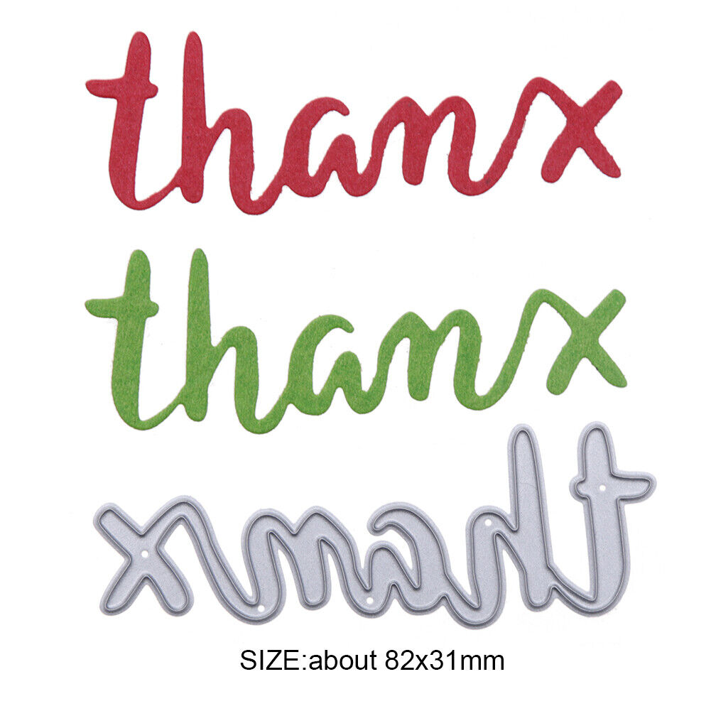 Thank Metal Embossing Cutting Dies DIY Scrapbooking Photo Decor Stencils-20