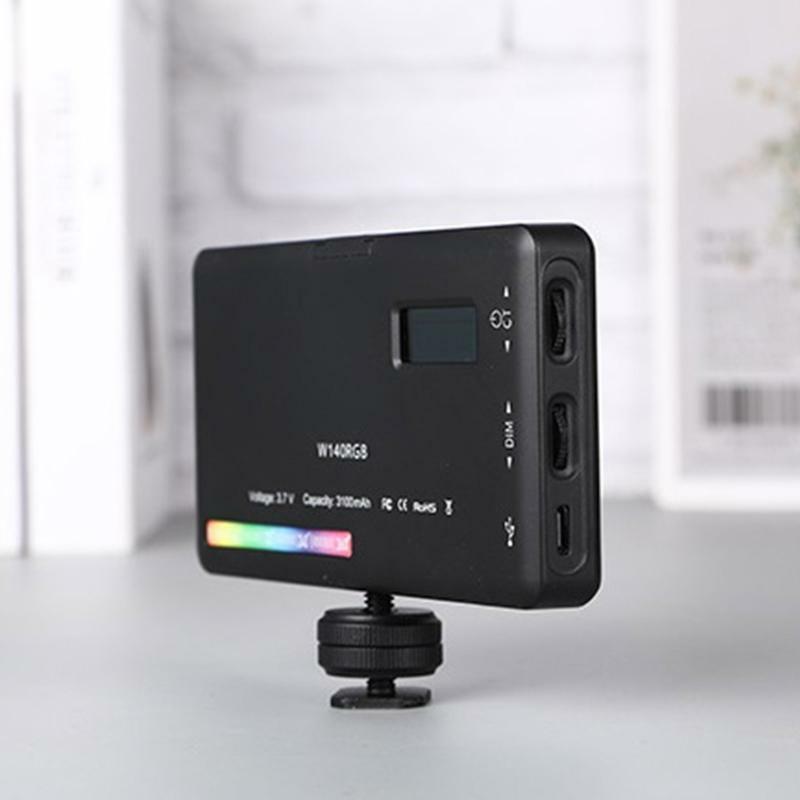 RGB LED Video Light Photography Camera Fill Light CRI95+ 2500K-9000K Display
