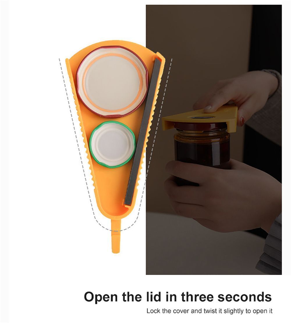 Quick Opening Multi Function Jar Opener Twist Off Lid Bottle Opener Can Opener
