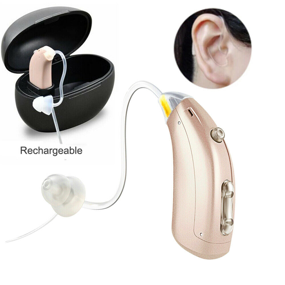 Digital Rechargeable Disabled Hearing Aids Ear Sound Amplifier Adjustable