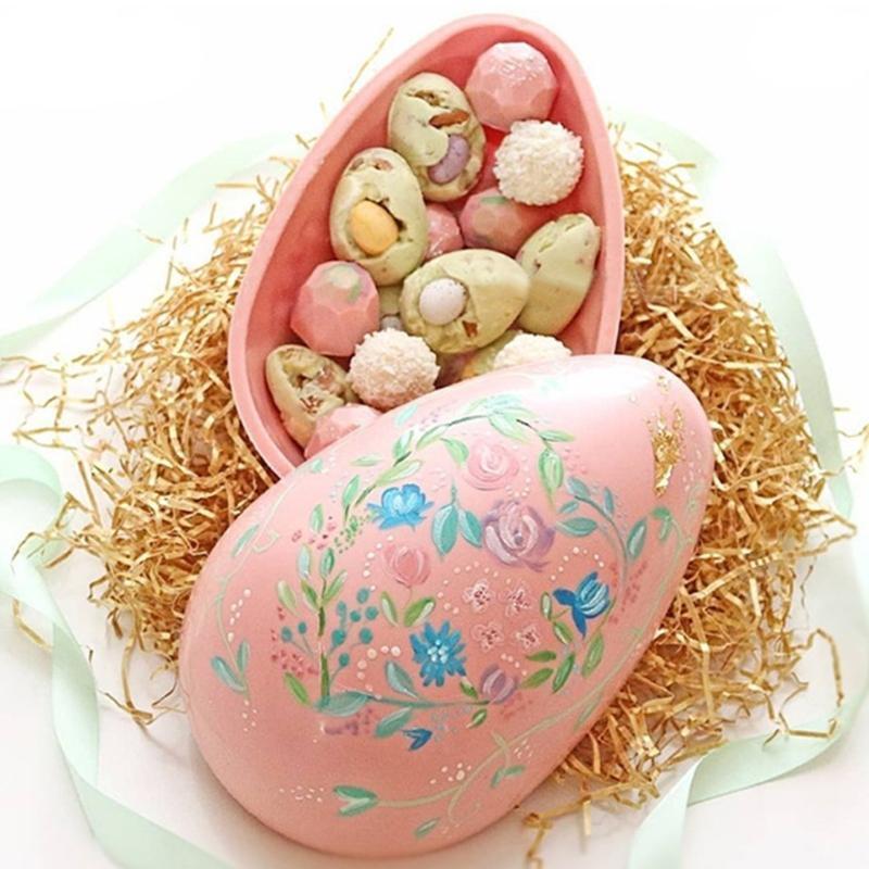 Easter Silicone Egg Shape Chocolate Mold Easter Theme Cooking Supplies Kids Gift