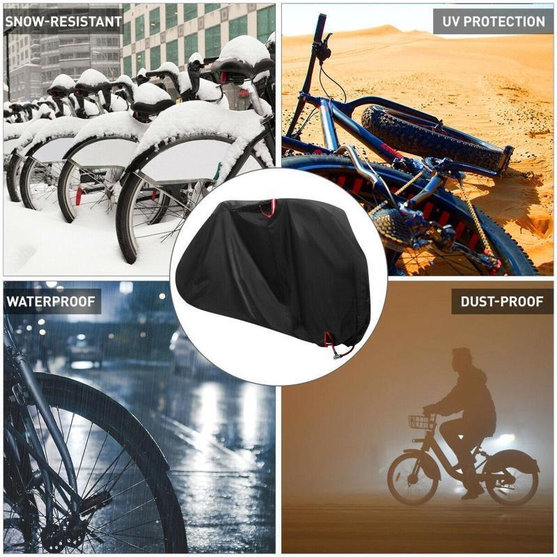 Bike Cover Waterproof 210D OXford Cloth Anti-uv Rain Proof Protector
