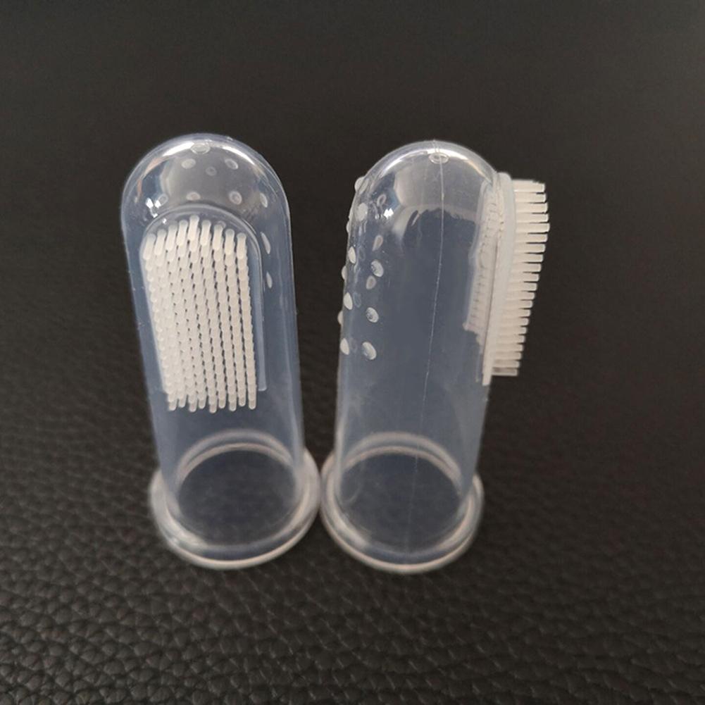 Super Soft Silicone Pet Finger Toothbrush Teddy Dog Brush Tartar Remover