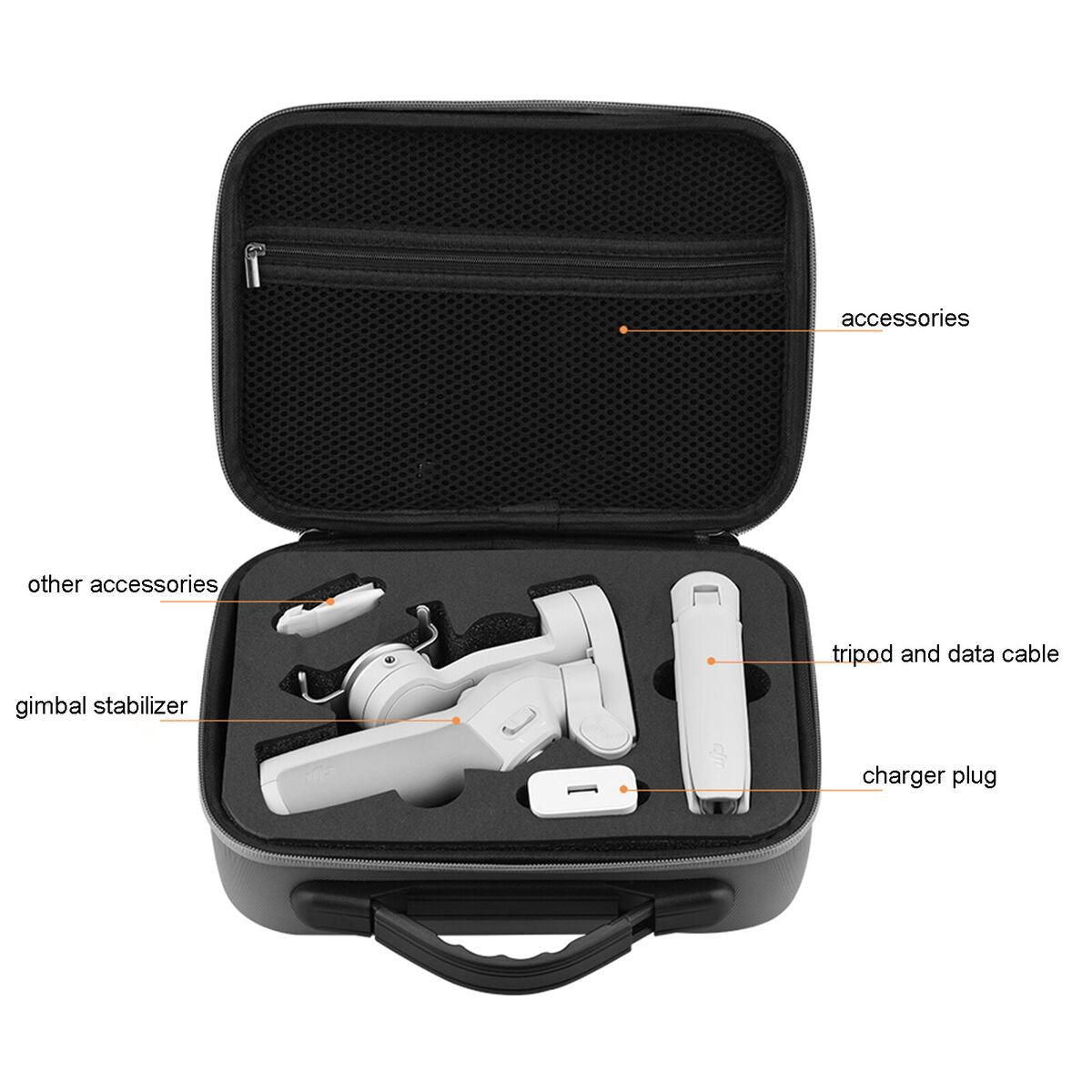 Carrying Case Travel Storage For DJI OM 4 Osmo Mobile 3 Handbag Box Cover Shell