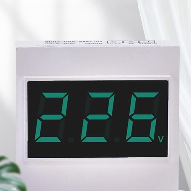 LCD Voltage Tester 2 Wires 50-500V 3 Wires 50-300V Voltmeter Monitor for House