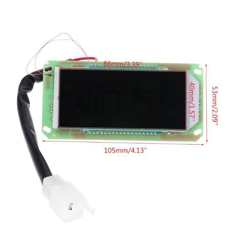 Motorcycle Speedometer with Color Screen 0.3W-0.9W Power Consumption 48V 60V 72V