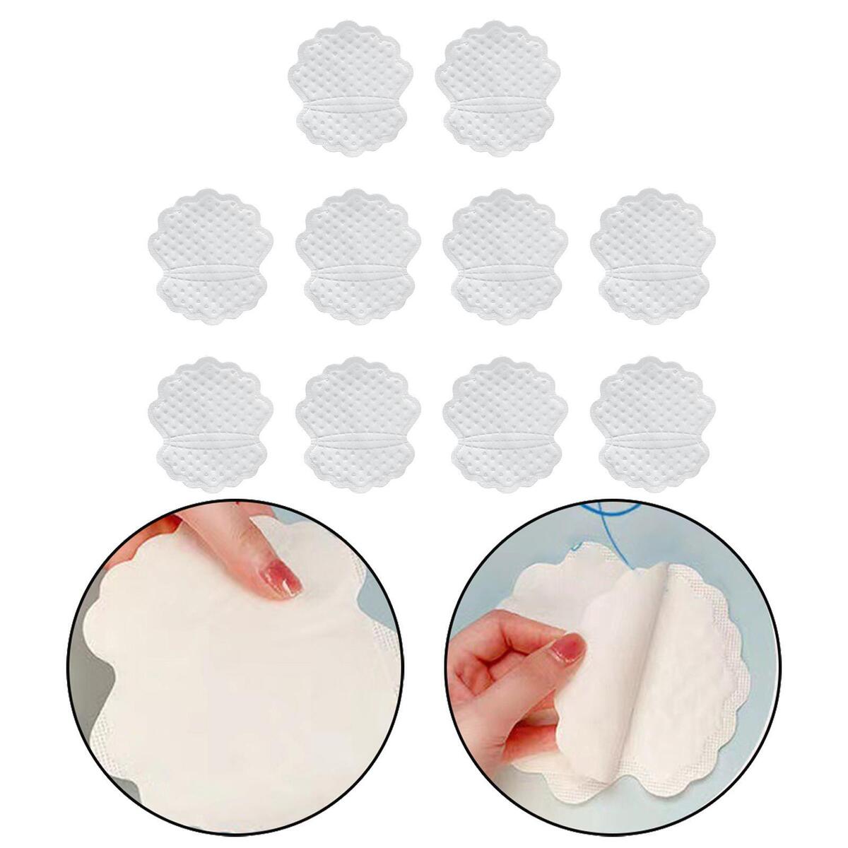 10Pcs Underarm Sweat Pads Sweat Free Non Visible Armpit Sweat Absorbing Pads
