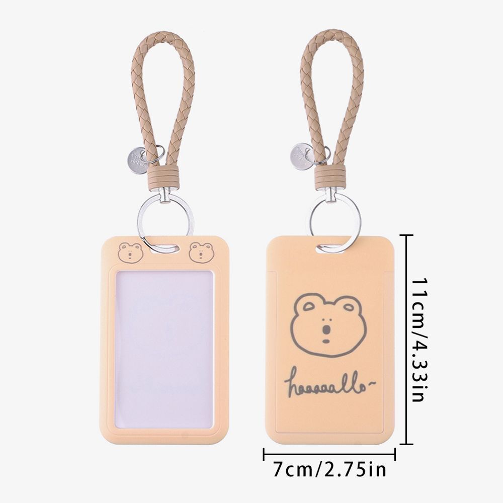 Cartoon Creative Bank Card ID Card Sleeve Credit ID Card Holder Protective Case