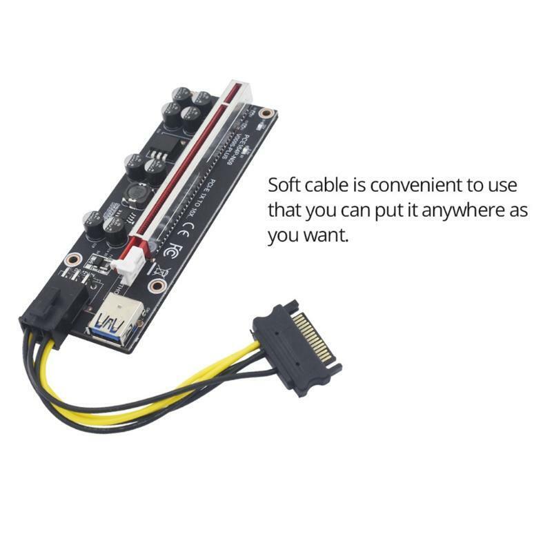 PCI-E Riser PCIE Extension Cable USB 3.0 Graphics Card Dedicated For Mining