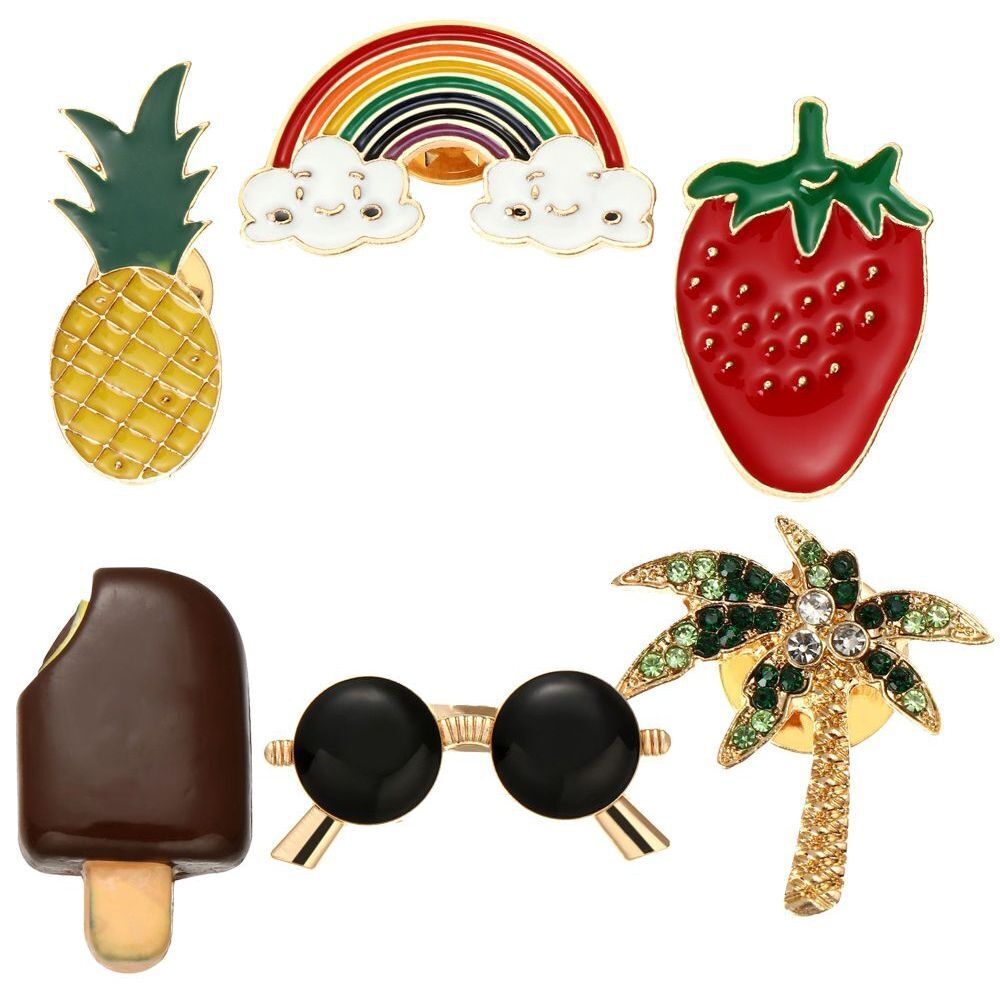 Accessories DIY Decoration Creative Badge Japan Brooch Enamel Brooch Collar Pin