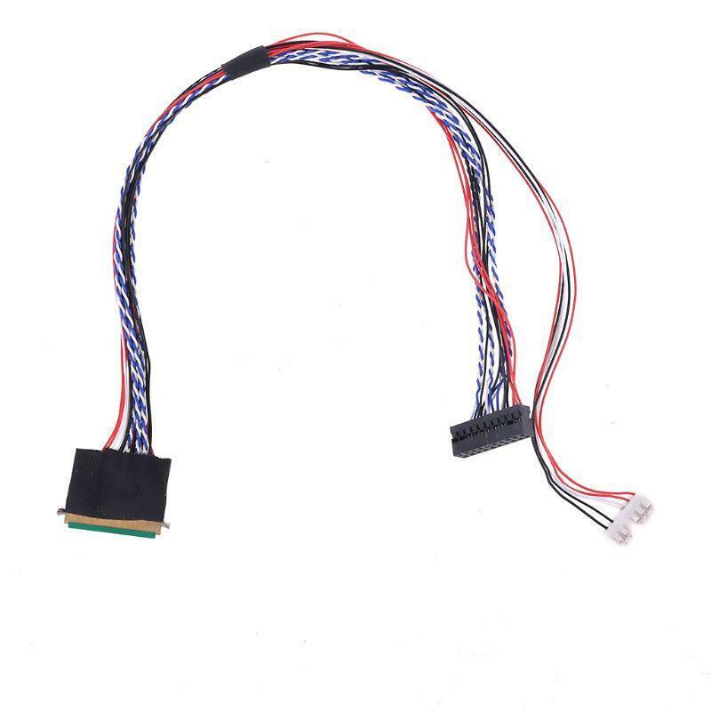 1pc LCD Screen Cable 40 Pin 1 Channel RBG 6 Bit LED for Computer Display