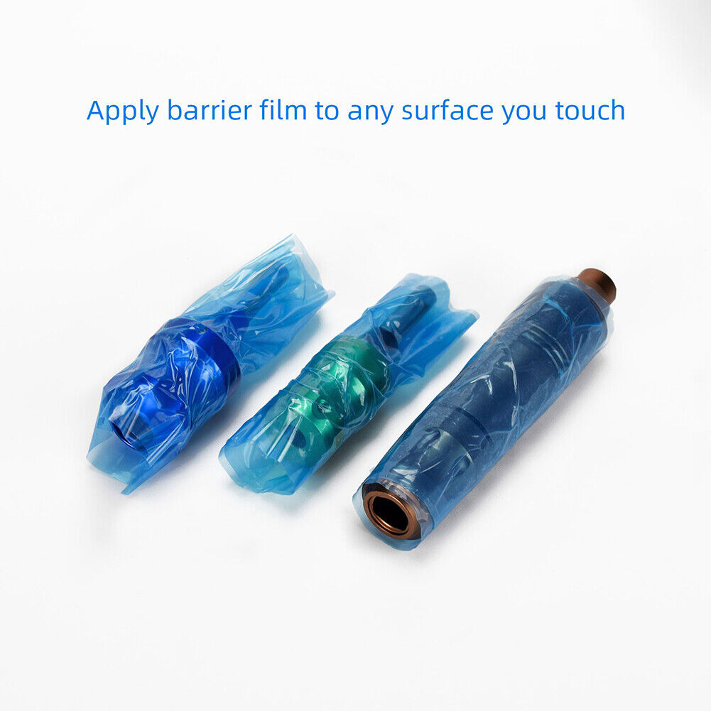Waterproof Tattoo Barrier Film Membrane Plastic Anti-fouling(Blue)